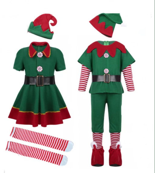 Disfraces de elfo para sesion de fotos de navidad en Santander Cantabria y torrelavega